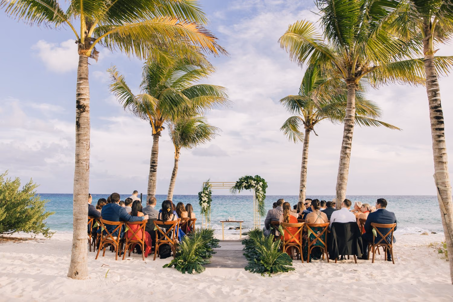 Beach Wedding in Hotel Xcaret Mexico