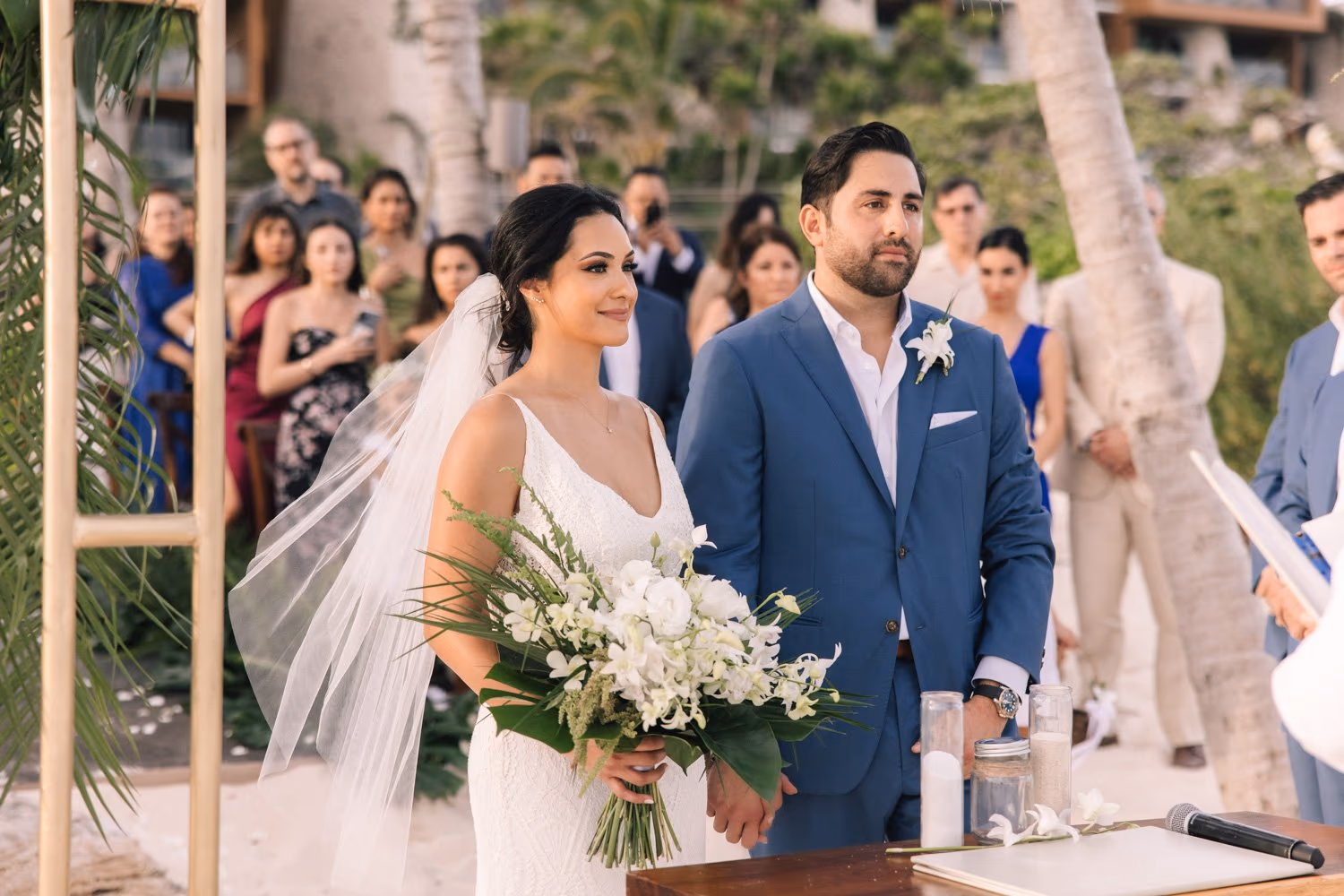 Beach Wedding in Hotel Xcaret Mexico