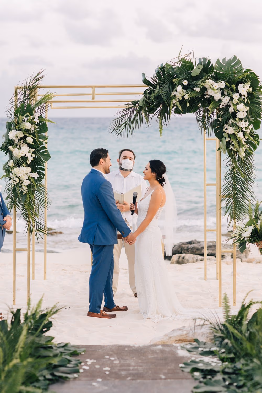 Beach Wedding in Hotel Xcaret Mexico