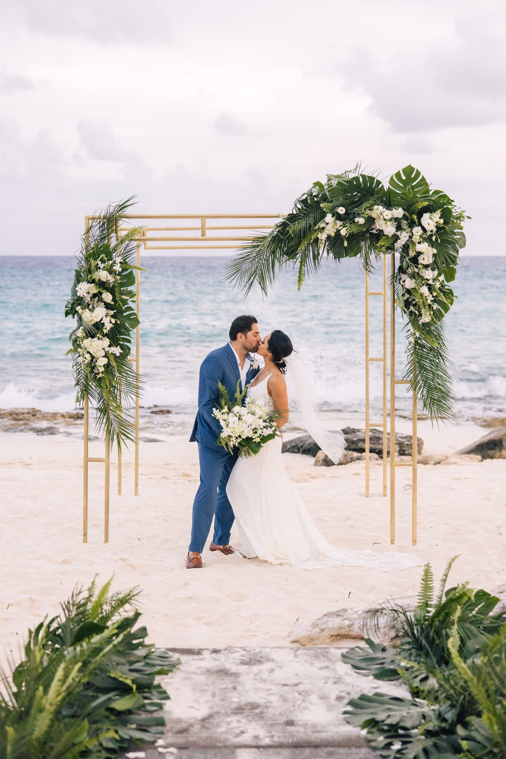 Beach Wedding in Hotel Xcaret Mexico