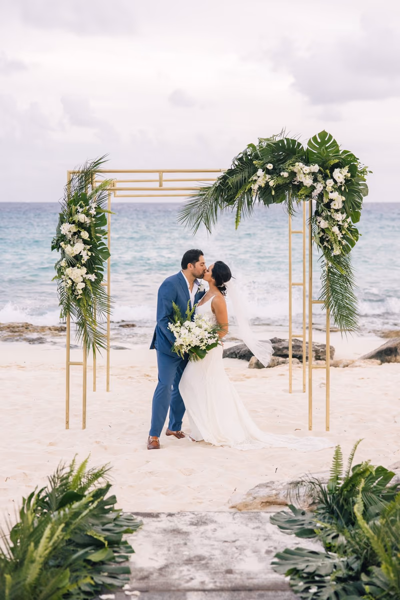 Beach Wedding in Hotel Xcaret Mexico