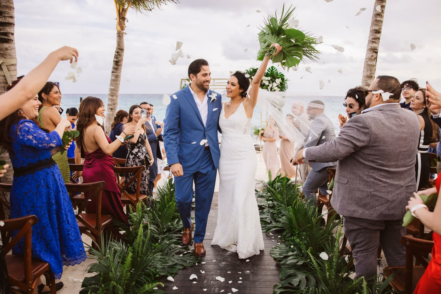 Beach Wedding in Hotel Xcaret Mexico