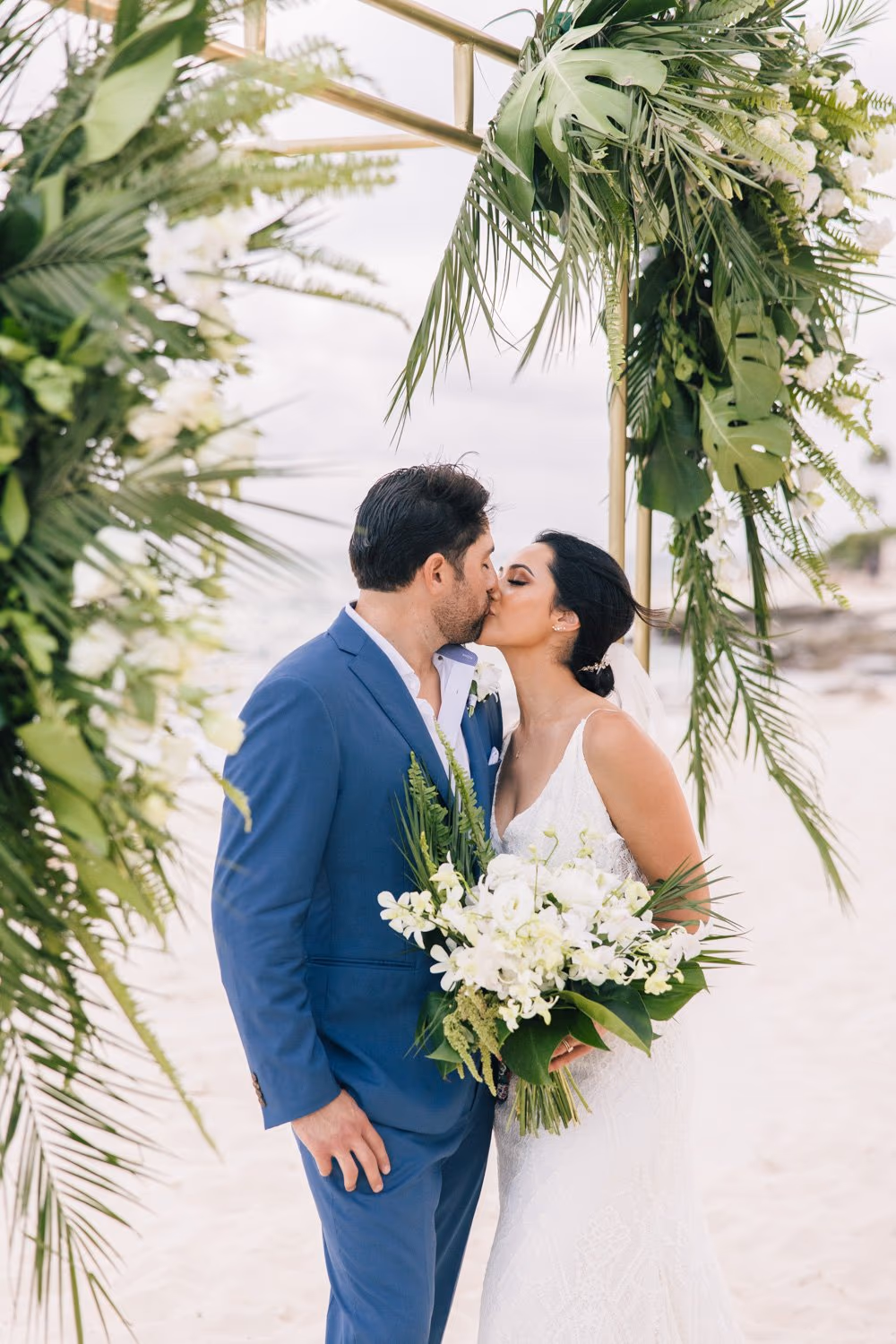 Beach Wedding in Hotel Xcaret Mexico