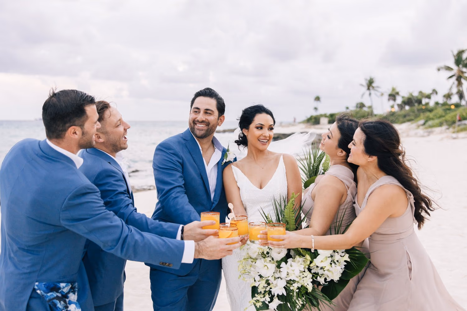 Beach Wedding in Hotel Xcaret Mexico
