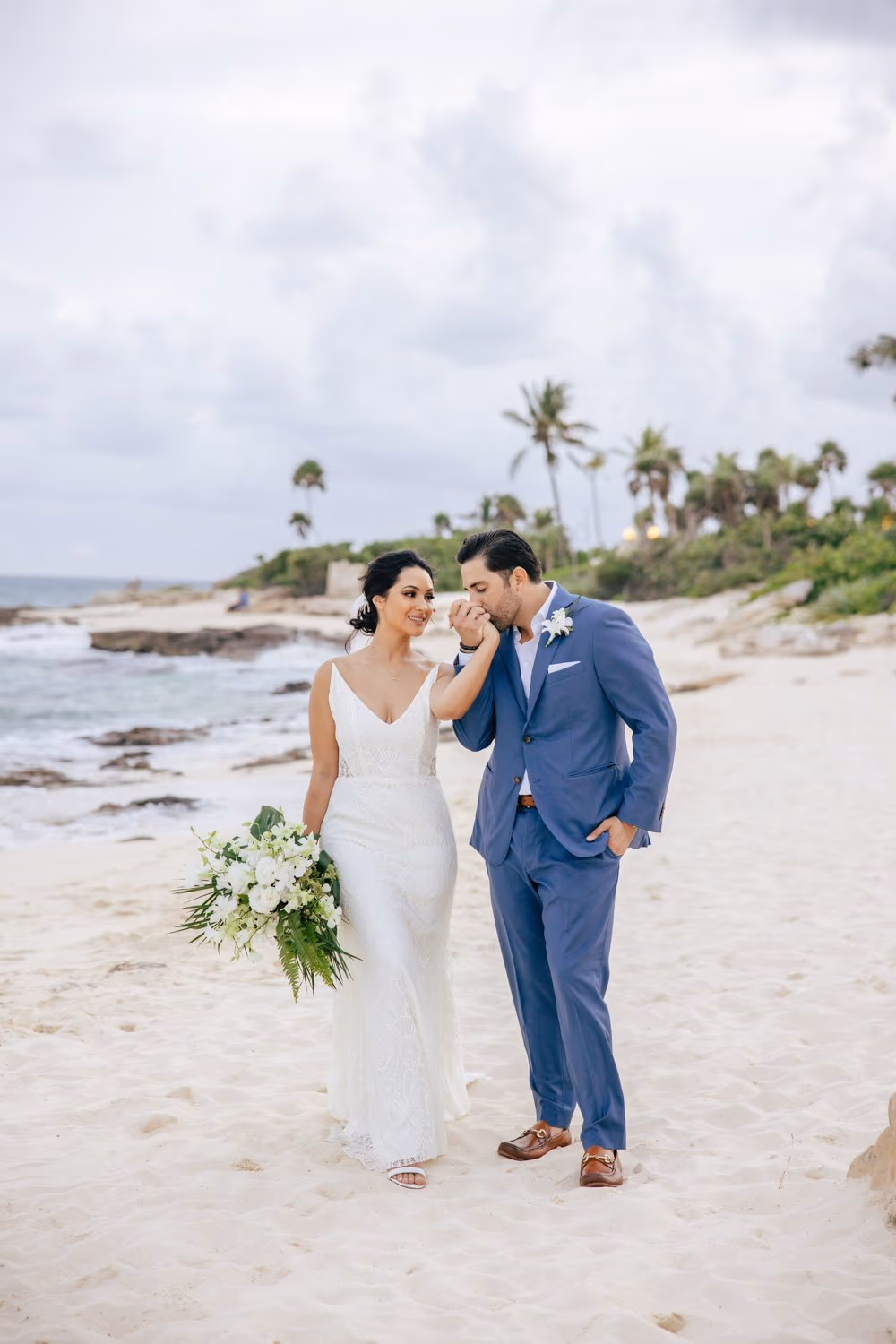 Beach Wedding in Hotel Xcaret Mexico