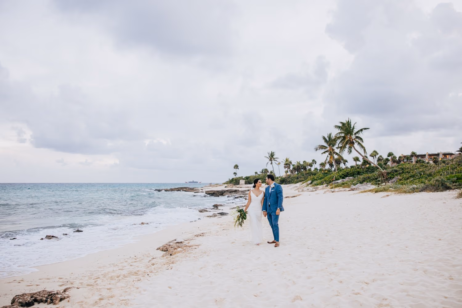 Beach Wedding in Hotel Xcaret Mexico
