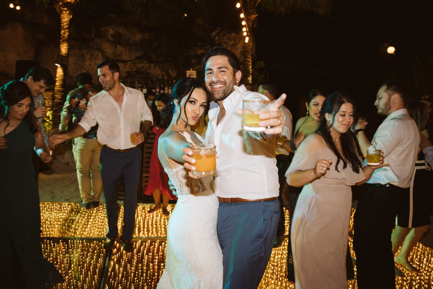 Beach Wedding in Hotel Xcaret Mexico