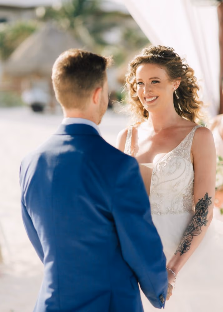 Beach Wedding at Secrets Maroma Beach Riviera Cancun — photo 25
