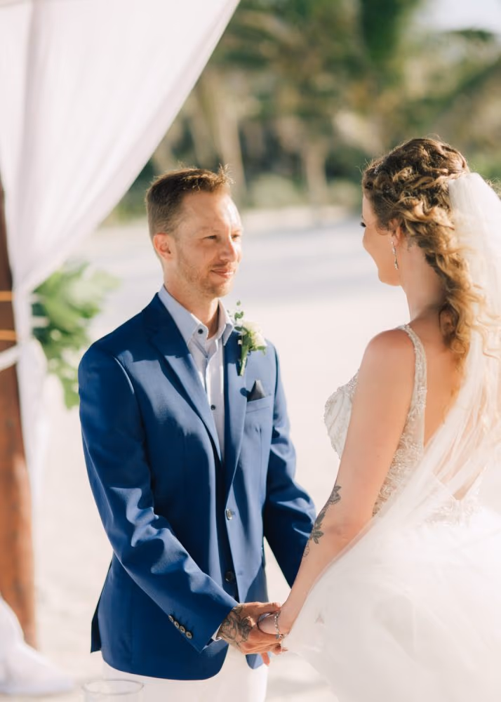 Beach Wedding at Secrets Maroma Beach Riviera Cancun — photo 26