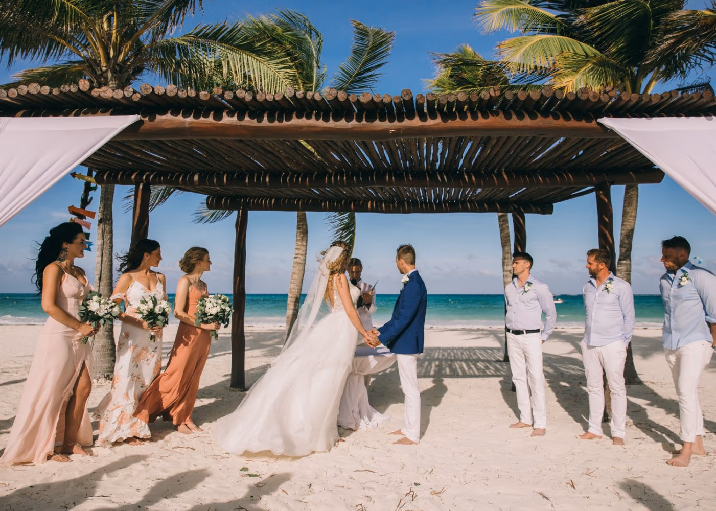 Beach Wedding at Secrets Maroma Beach Riviera Cancun — photo 27
