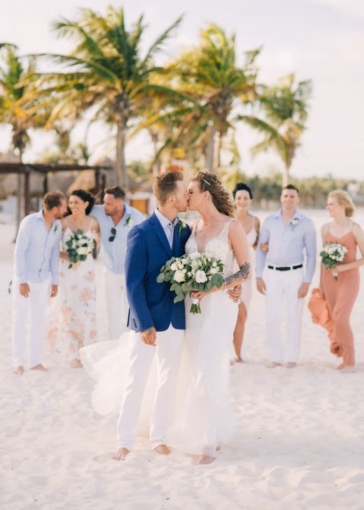 Beach Wedding at Secrets Maroma Beach Riviera Cancun — photo 33