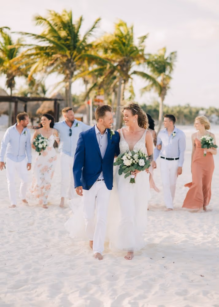 Beach Wedding at Secrets Maroma Beach Riviera Cancun — photo 34