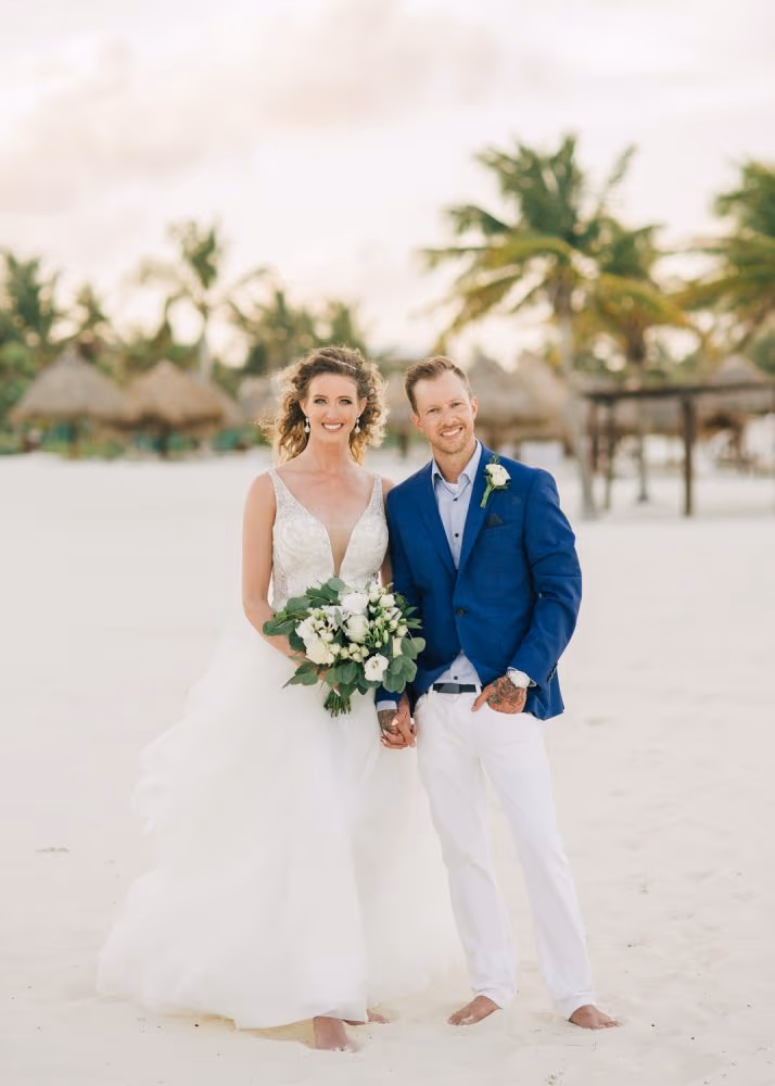 Beach Wedding at Secrets Maroma Beach Riviera Cancun — photo 41