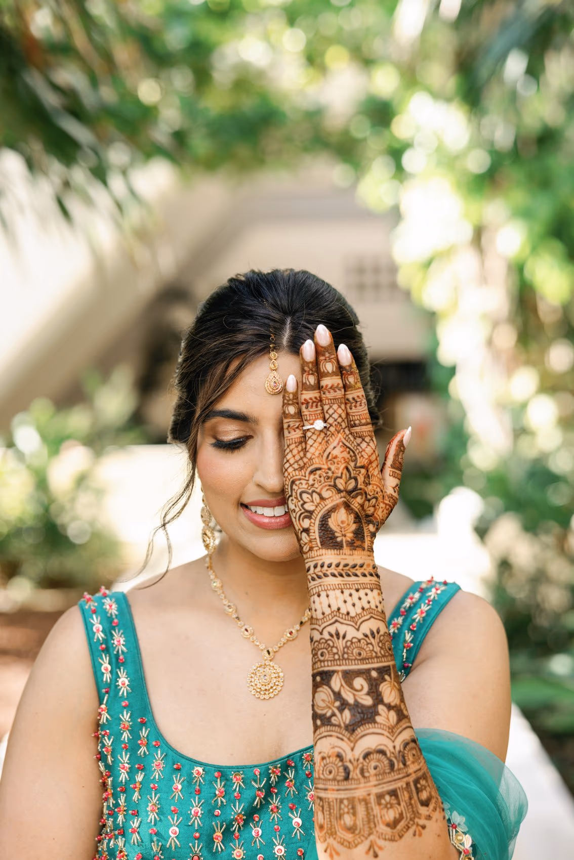 Mehndi, Hindu Ceremony, Sangeet Night Wedding at Hyatt Ziva Cancun — photo 10