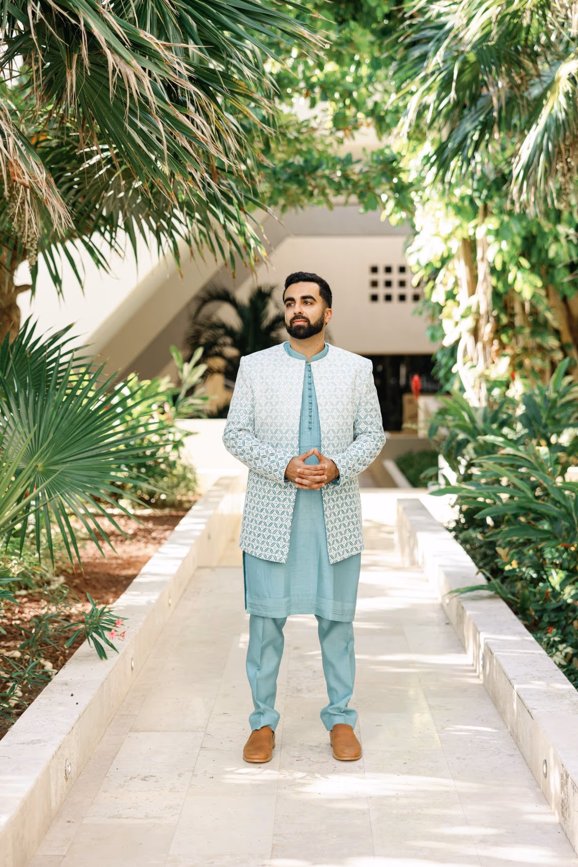 Mehndi, Hindu Ceremony, Sangeet Night Wedding at Hyatt Ziva Cancun — photo 15
