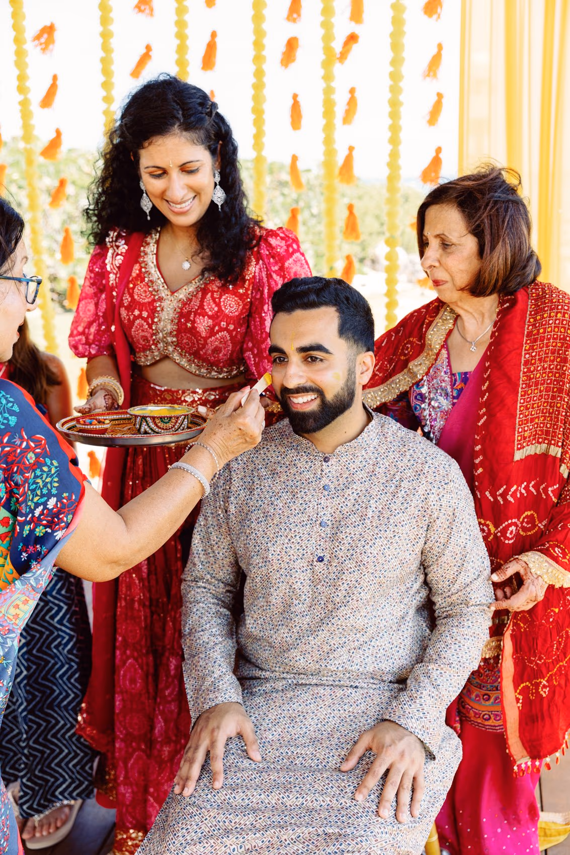 Mehndi, Hindu Ceremony, Sangeet Night Wedding at Hyatt Ziva Cancun — photo 25