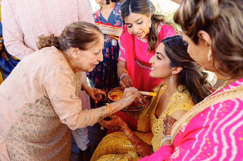 Mehndi, Hindu Ceremony, Sangeet Night Wedding at Hyatt Ziva Cancun — photo 26