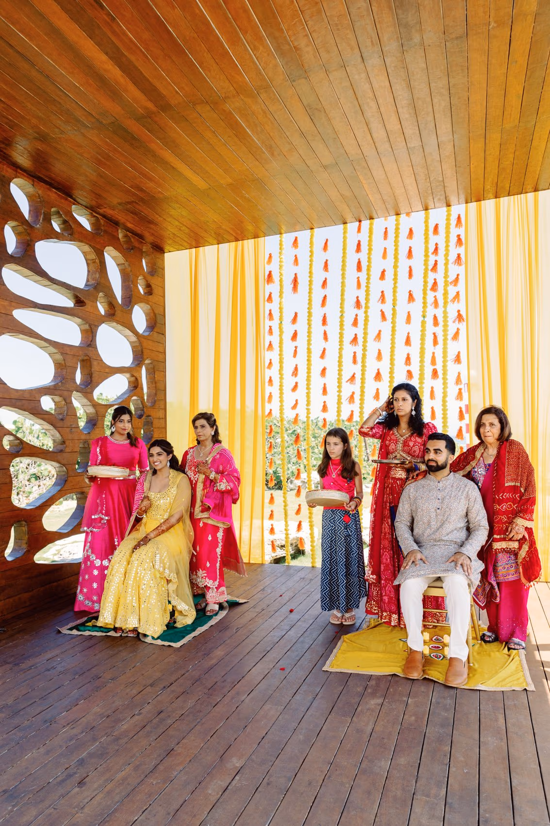 Mehndi, Hindu Ceremony, Sangeet Night Wedding at Hyatt Ziva Cancun — photo 27
