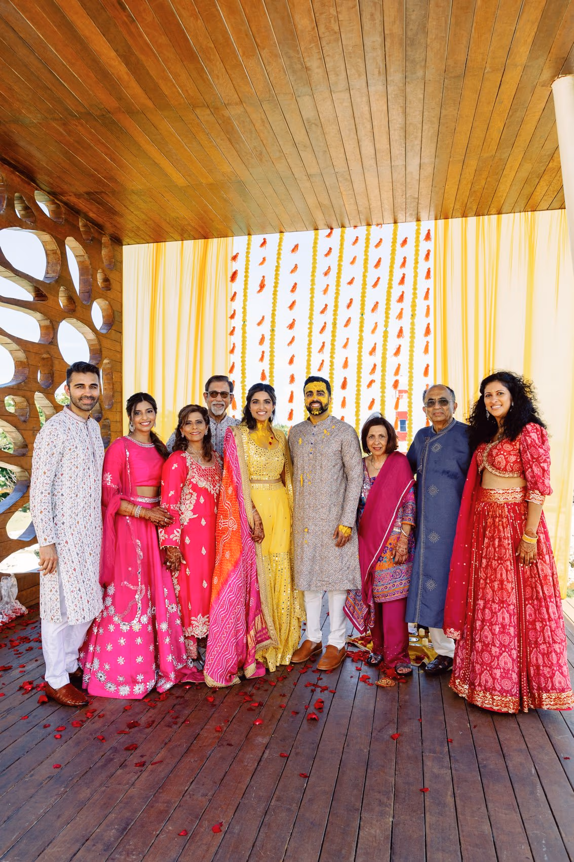 Mehndi, Hindu Ceremony, Sangeet Night Wedding at Hyatt Ziva Cancun — photo 52