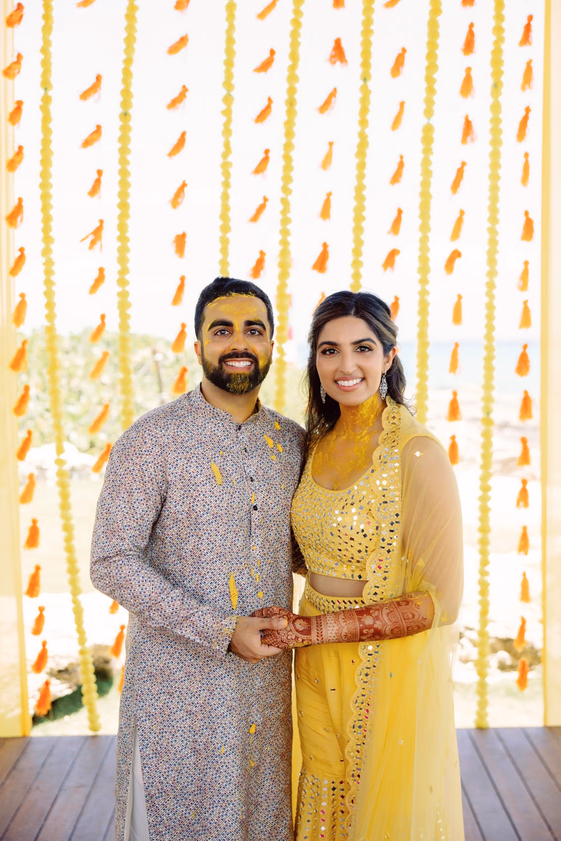 Mehndi, Hindu Ceremony, Sangeet Night Wedding at Hyatt Ziva Cancun — photo 57