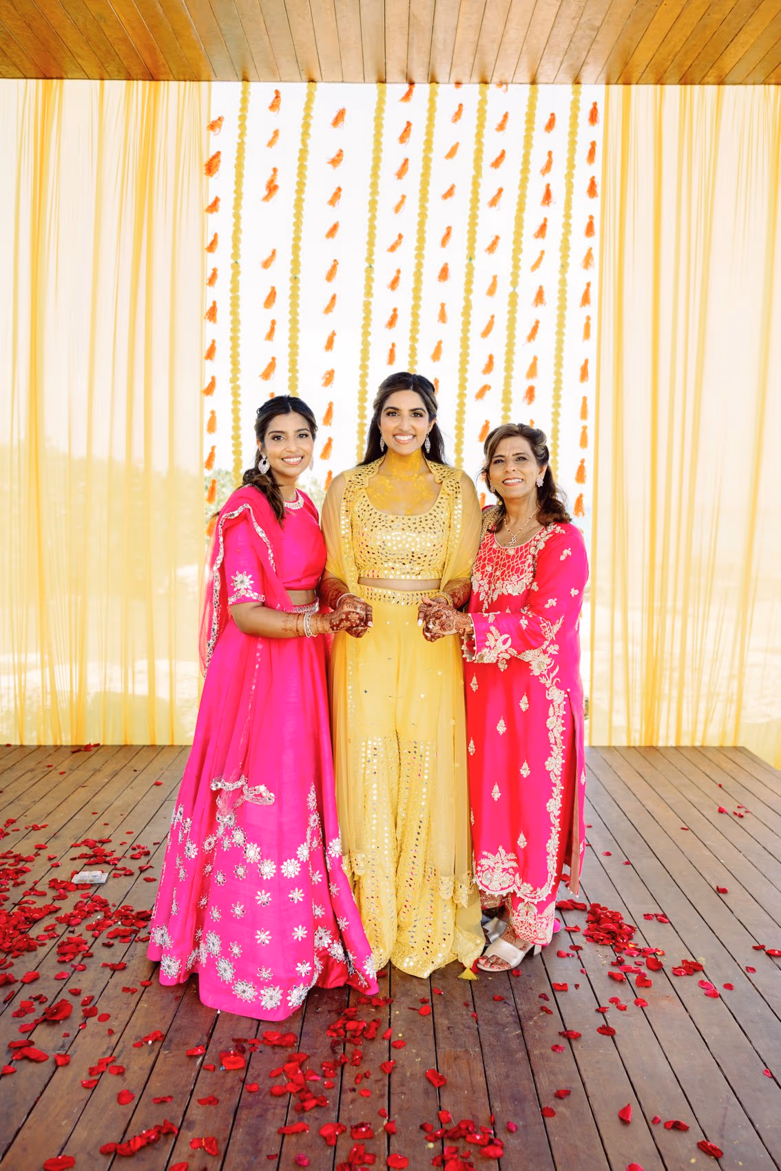 Mehndi, Hindu Ceremony, Sangeet Night Wedding at Hyatt Ziva Cancun — photo 58