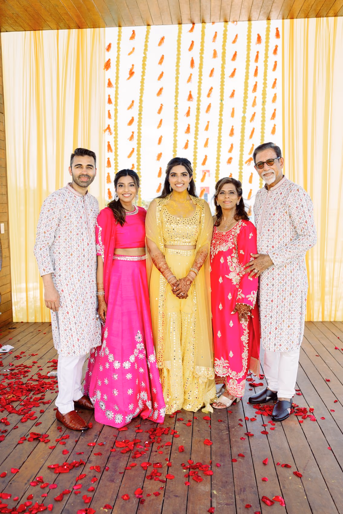 Mehndi, Hindu Ceremony, Sangeet Night Wedding at Hyatt Ziva Cancun — photo 61
