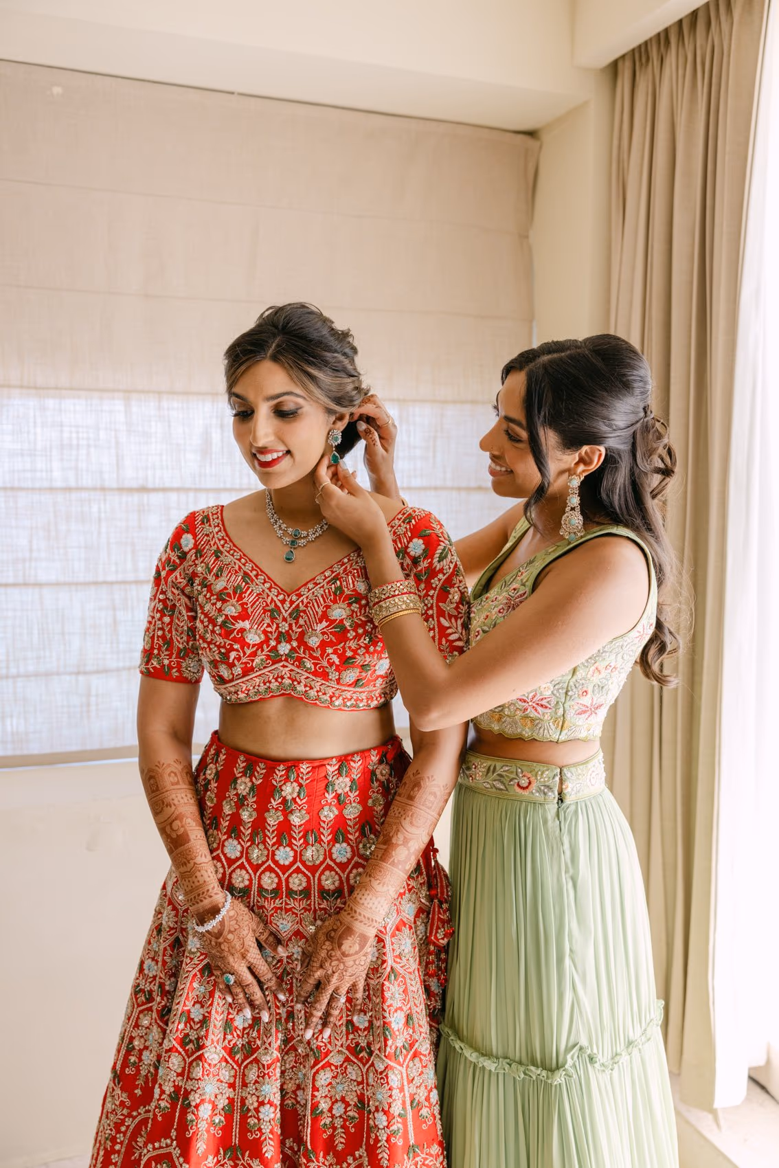 Mehndi, Hindu Ceremony, Sangeet Night Wedding at Hyatt Ziva Cancun — photo 71