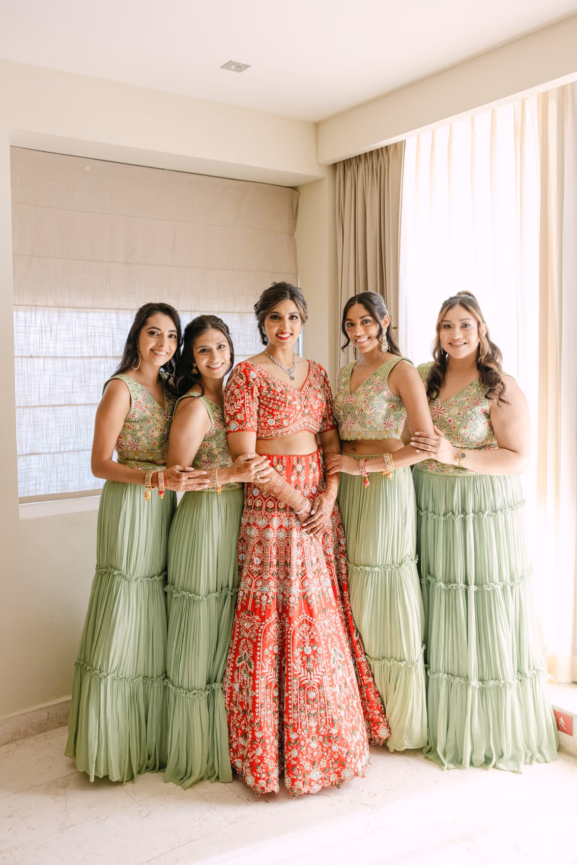 Mehndi, Hindu Ceremony, Sangeet Night Wedding at Hyatt Ziva Cancun — photo 75