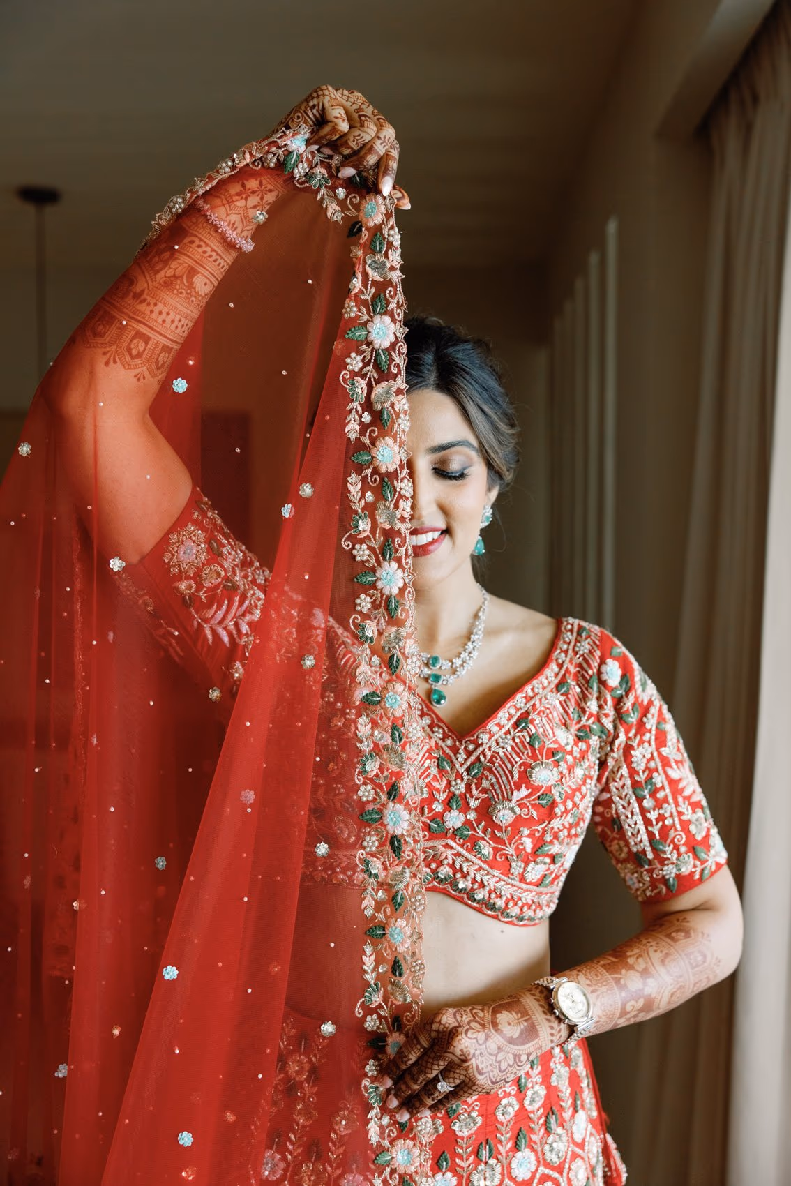 Mehndi, Hindu Ceremony, Sangeet Night Wedding at Hyatt Ziva Cancun — photo 77