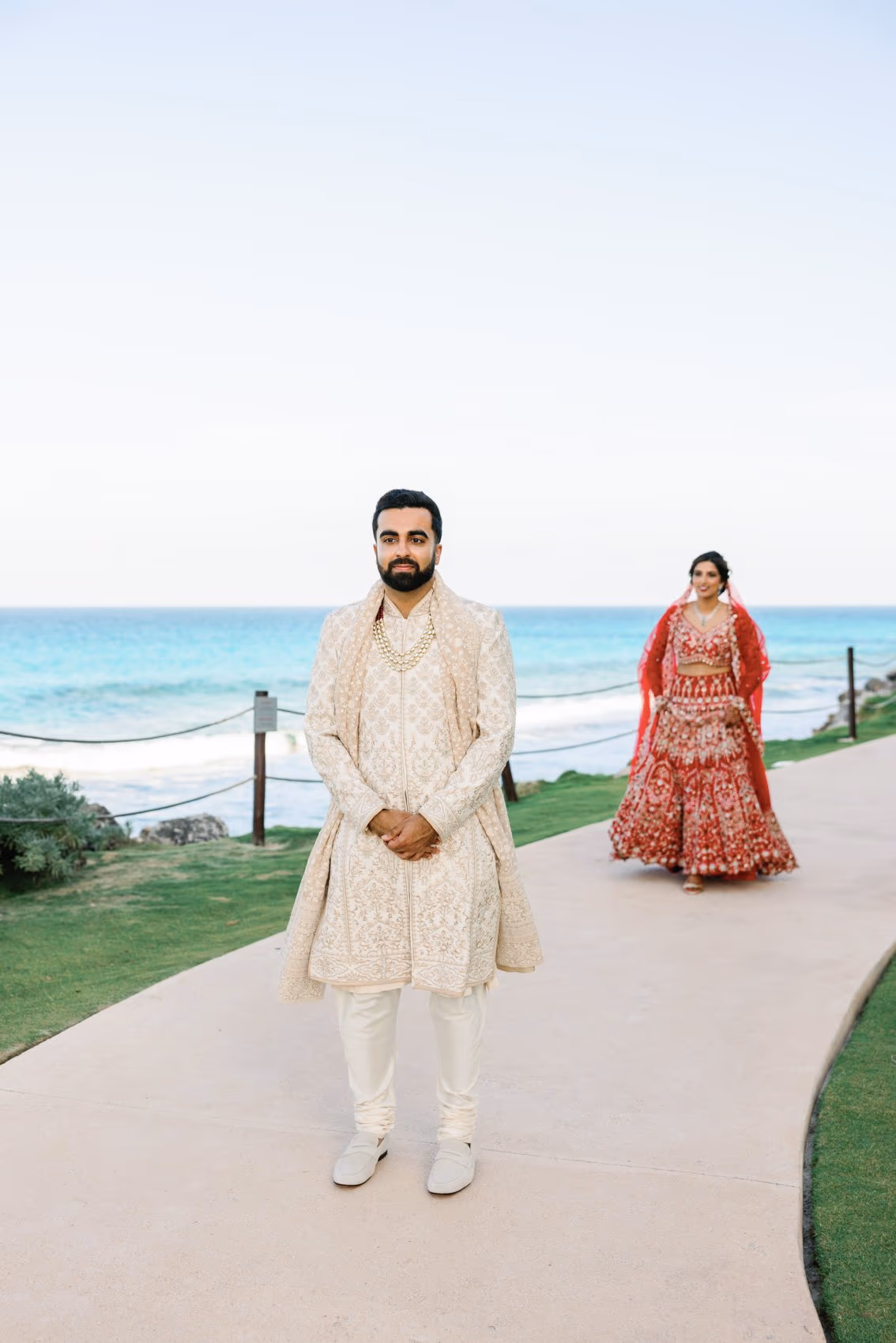 Mehndi, Hindu Ceremony, Sangeet Night Wedding at Hyatt Ziva Cancun — photo 78