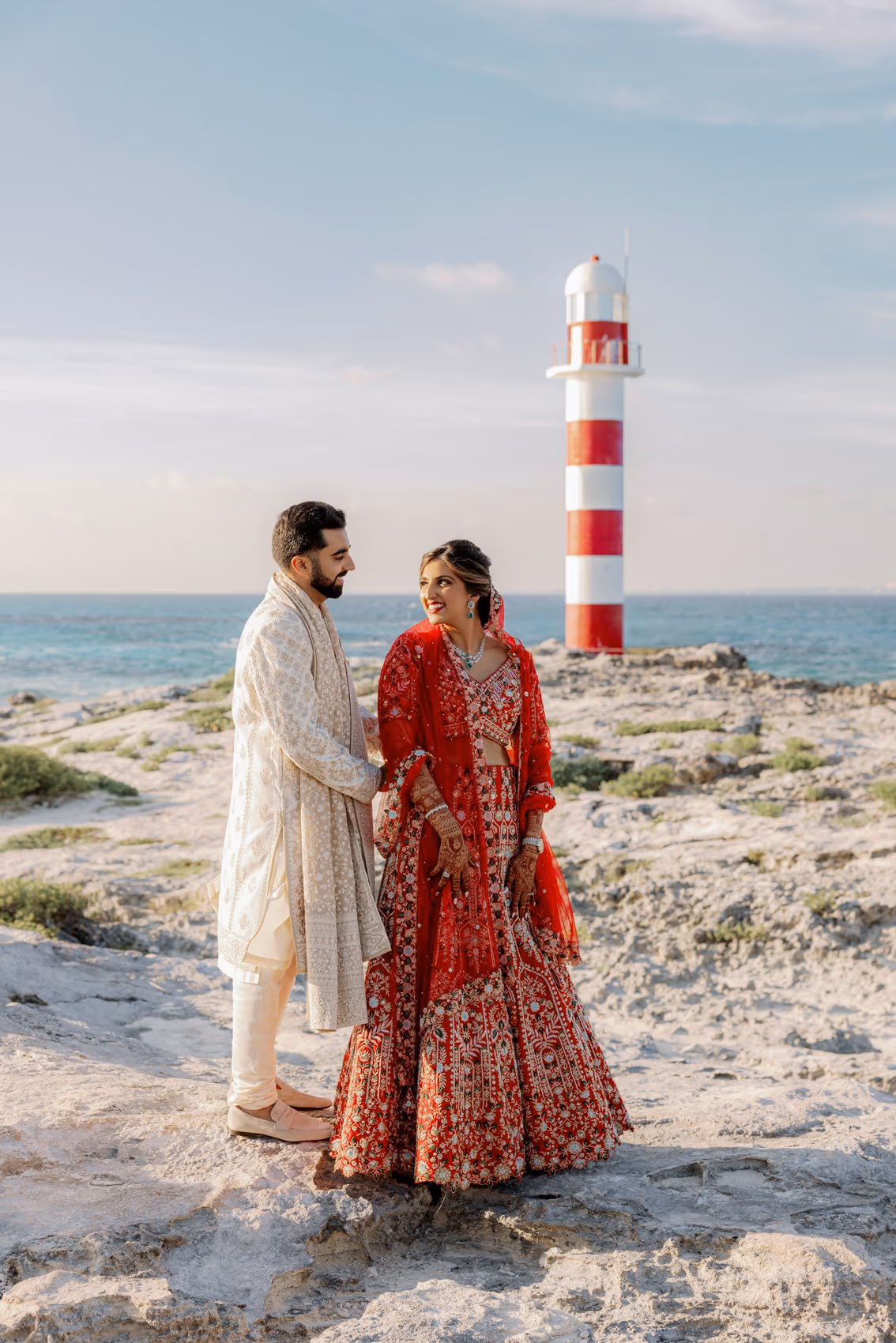 Mehndi, Hindu Ceremony, Sangeet Night Wedding at Hyatt Ziva Cancun — photo 87