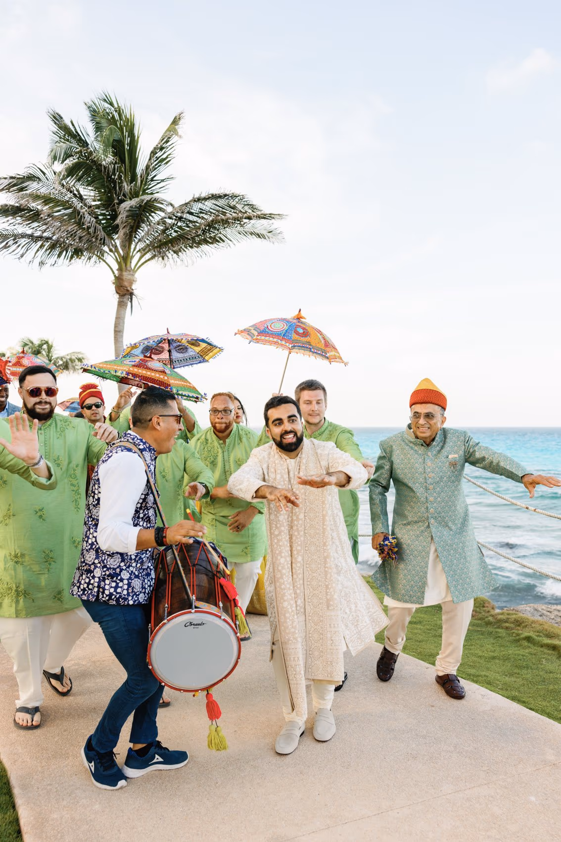 Mehndi, Hindu Ceremony, Sangeet Night Wedding at Hyatt Ziva Cancun — photo 88