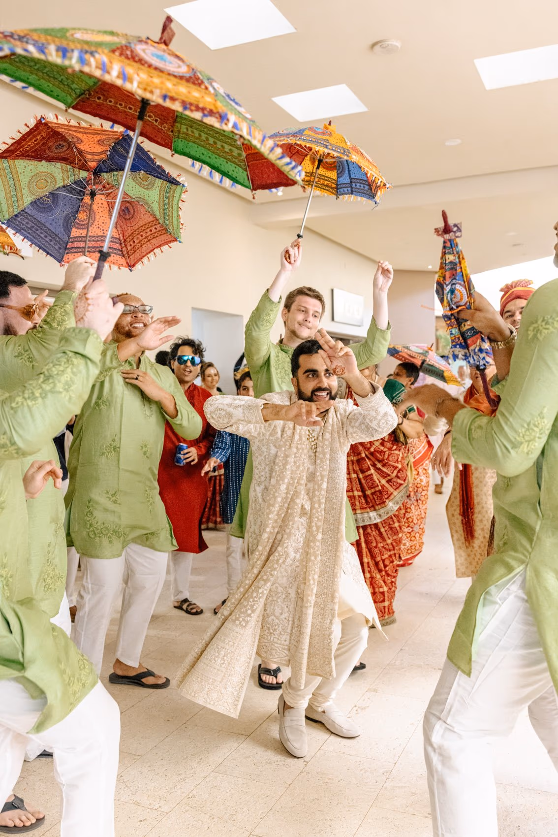 Mehndi, Hindu Ceremony, Sangeet Night Wedding at Hyatt Ziva Cancun — photo 91