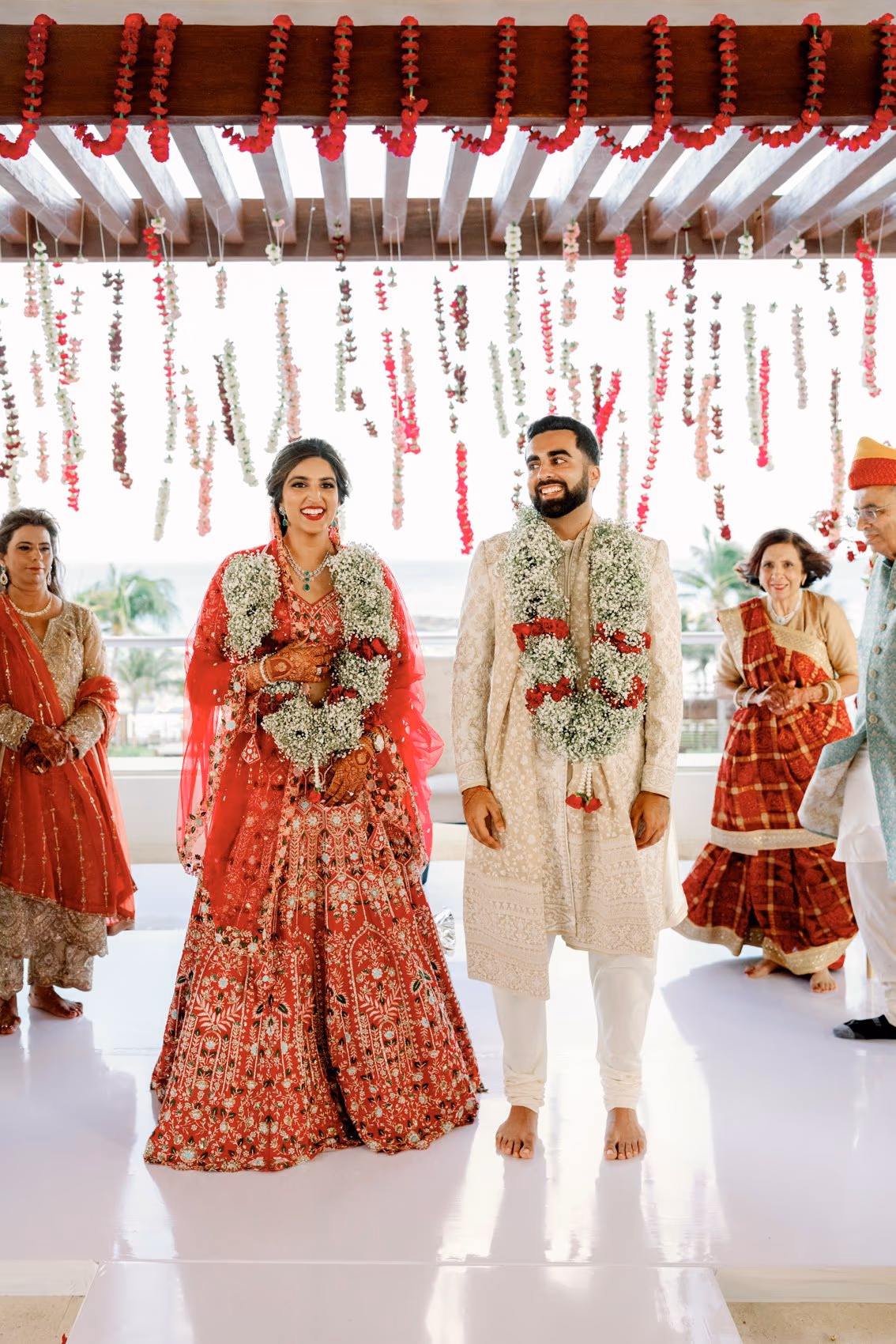 Mehndi, Hindu Ceremony, Sangeet Night Wedding at Hyatt Ziva Cancun — photo 98