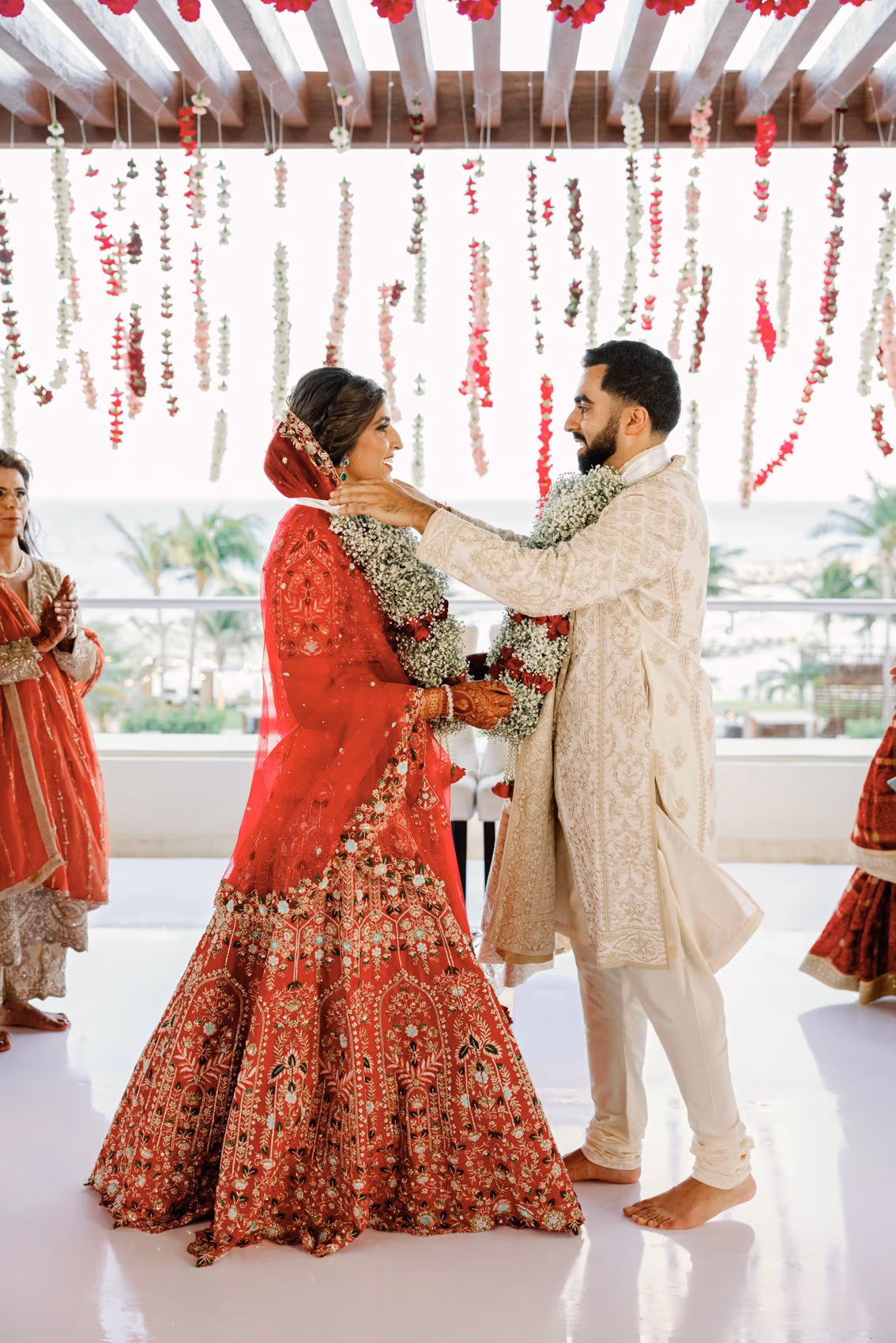 Mehndi, Hindu Ceremony, Sangeet Night Wedding at Hyatt Ziva Cancun — photo 99