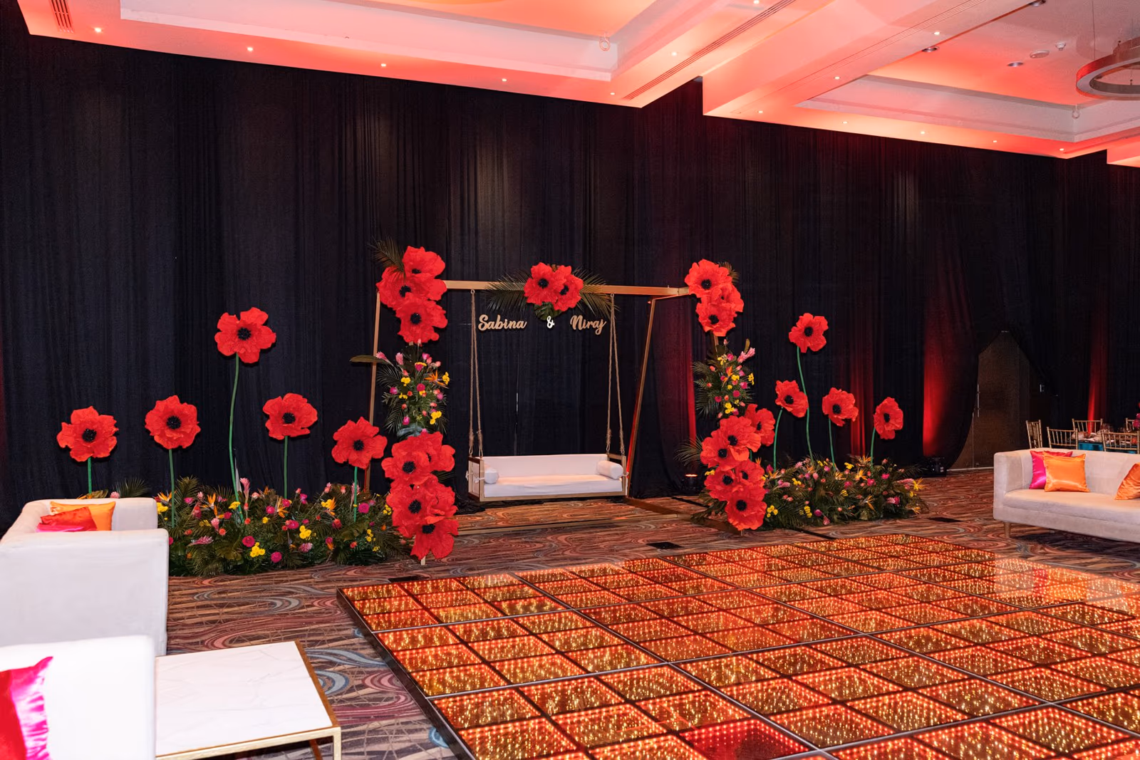 Mehndi, Hindu Ceremony, Sangeet Night Wedding at Hyatt Ziva Cancun — photo 109