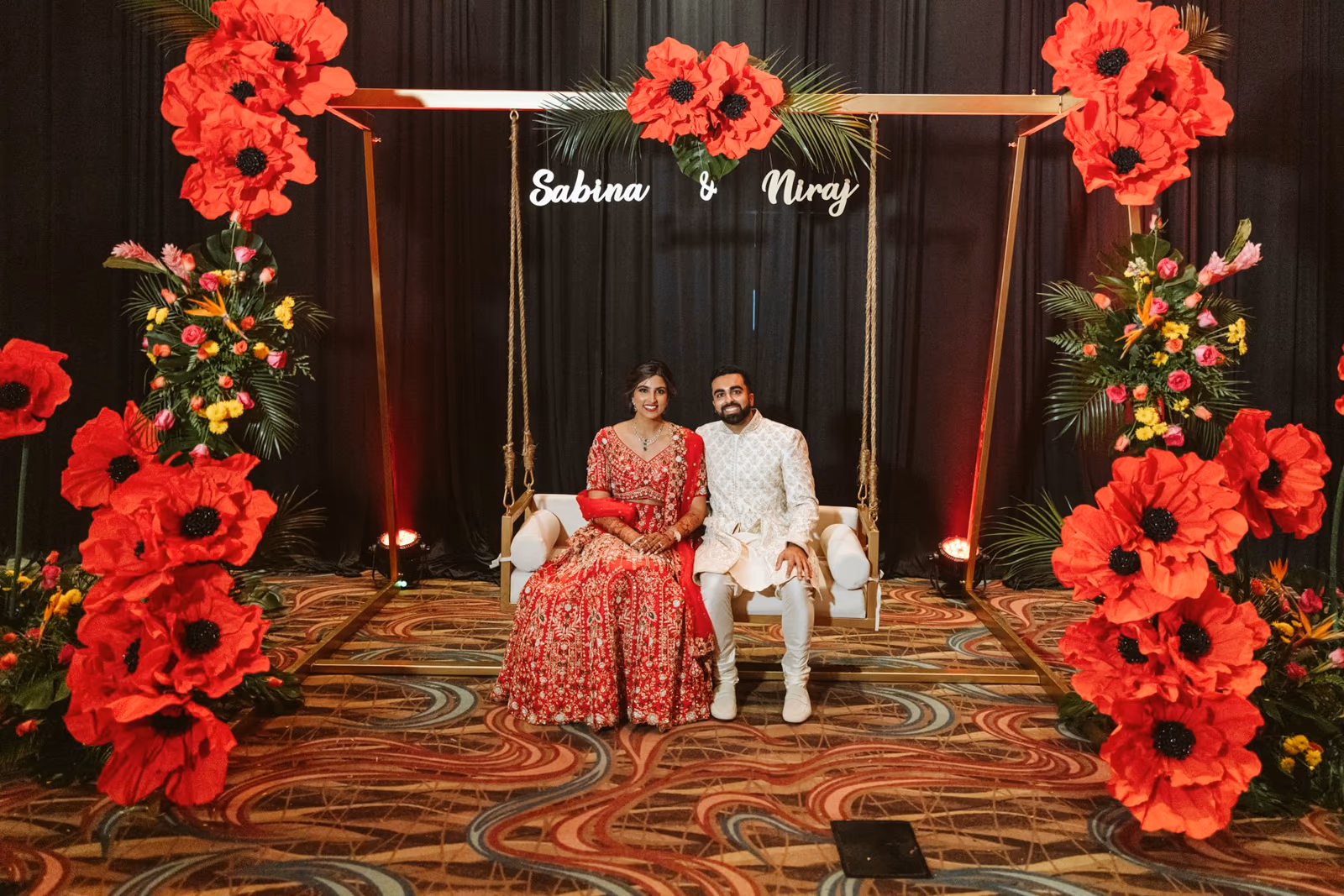 Mehndi, Hindu Ceremony, Sangeet Night Wedding at Hyatt Ziva Cancun — photo 118