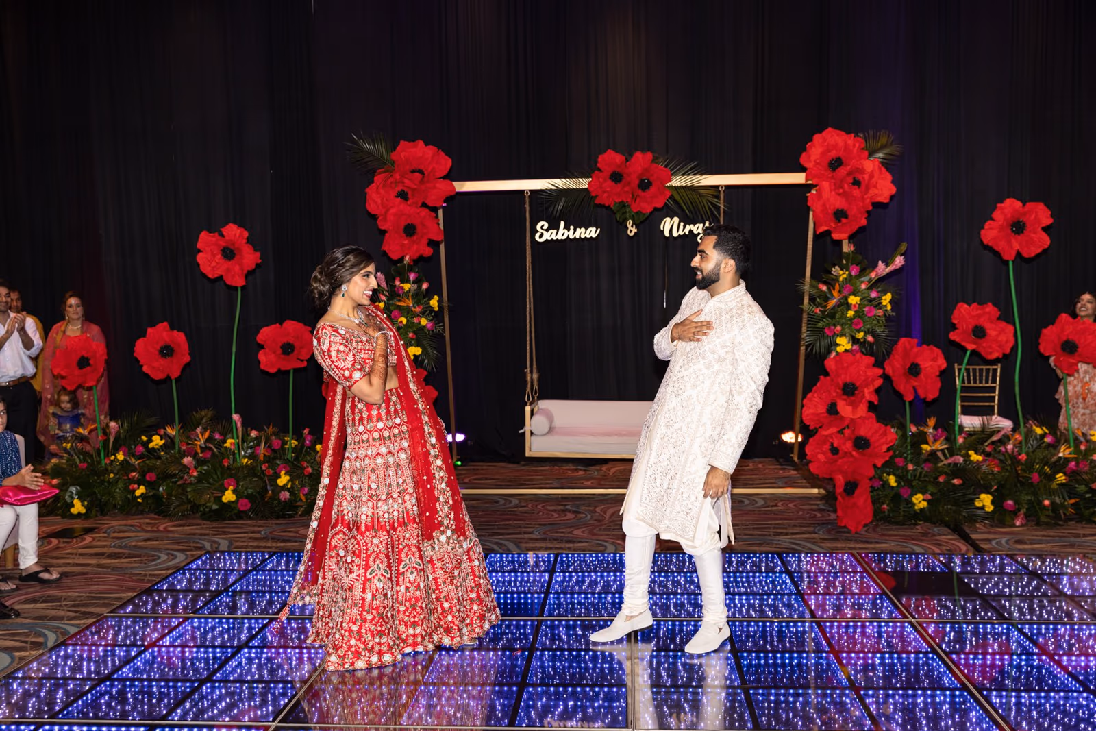 Mehndi, Hindu Ceremony, Sangeet Night Wedding at Hyatt Ziva Cancun — photo 127