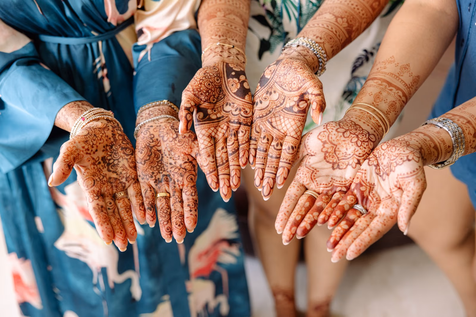 Mehndi, Hindu Ceremony, Sangeet Night Wedding at Hyatt Ziva Cancun — photo 154