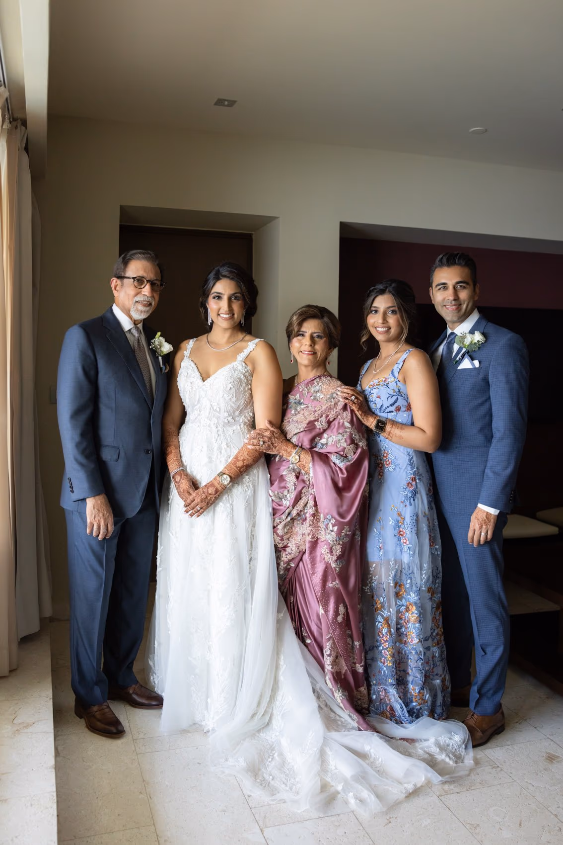 Mehndi, Hindu Ceremony, Sangeet Night Wedding at Hyatt Ziva Cancun — photo 161
