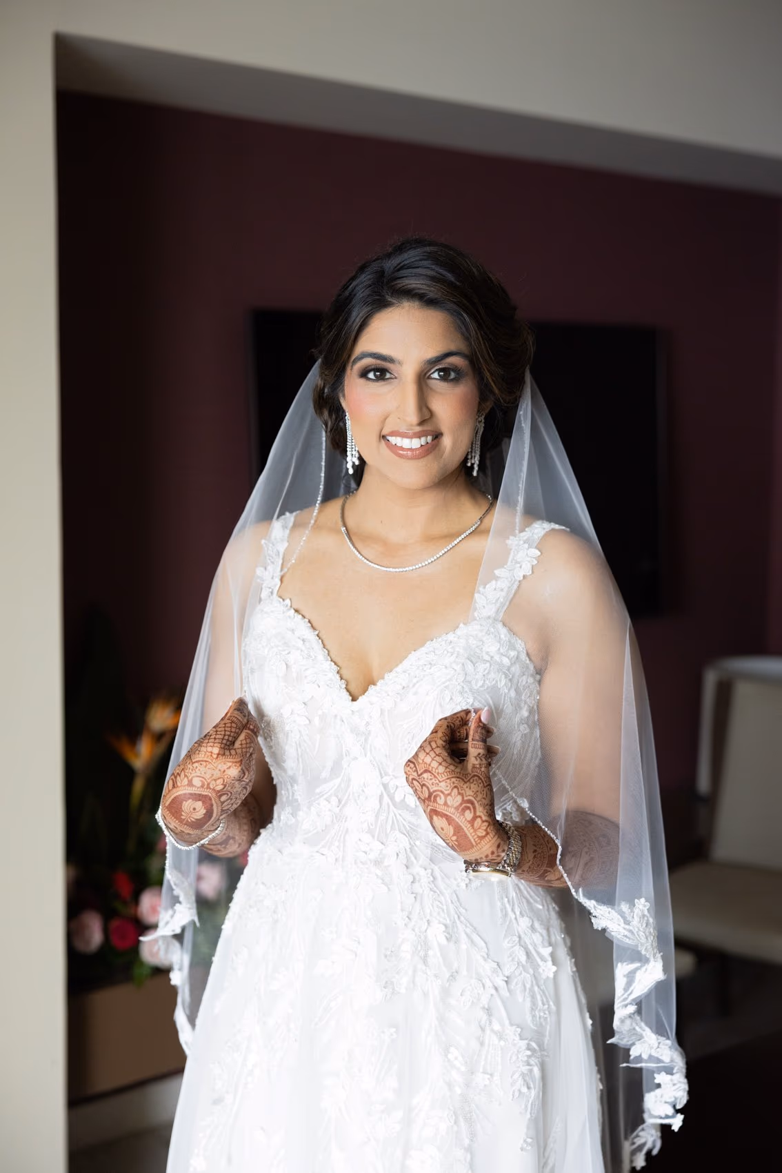 Mehndi, Hindu Ceremony, Sangeet Night Wedding at Hyatt Ziva Cancun — photo 162