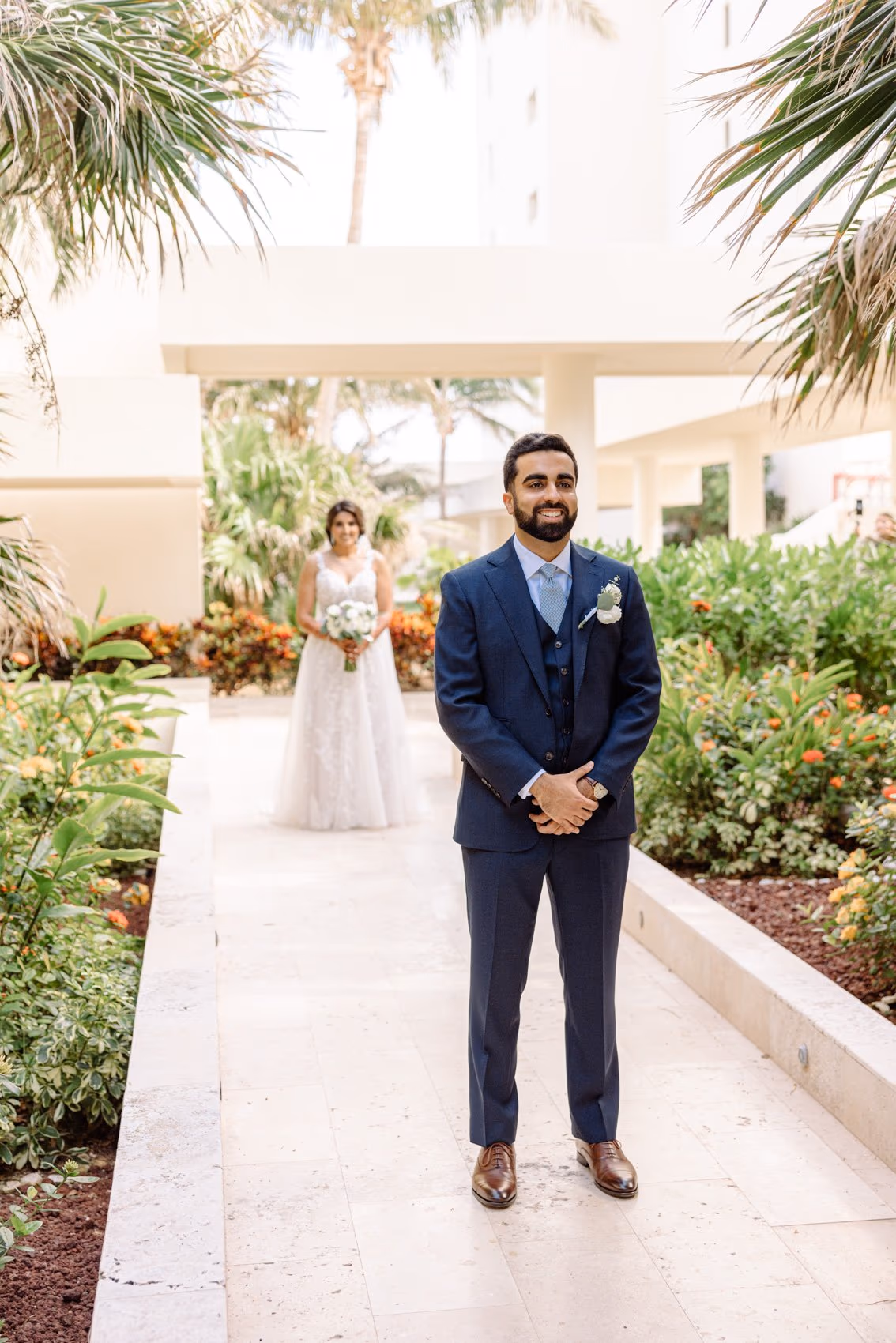 Mehndi, Hindu Ceremony, Sangeet Night Wedding at Hyatt Ziva Cancun — photo 163