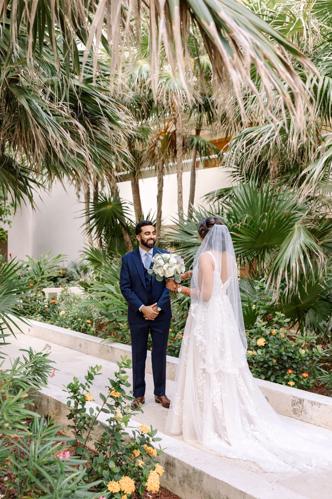 Mehndi, Hindu Ceremony, Sangeet Night Wedding at Hyatt Ziva Cancun — photo 164
