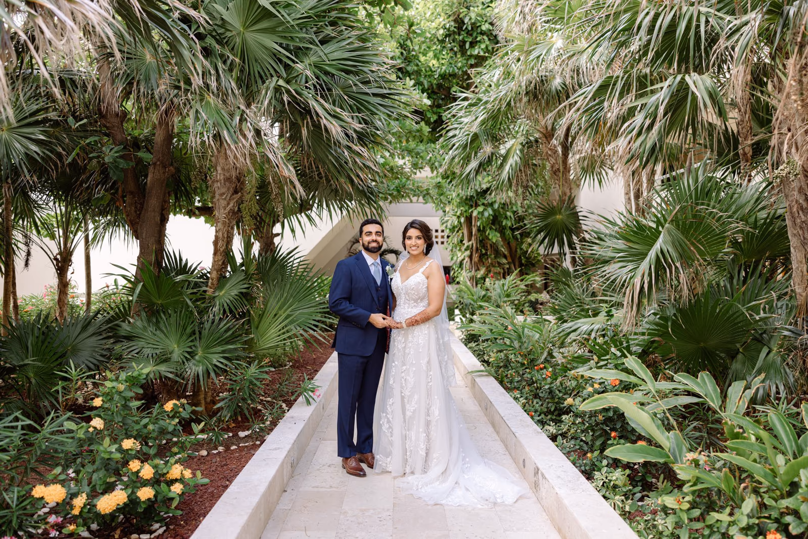 Mehndi, Hindu Ceremony, Sangeet Night Wedding at Hyatt Ziva Cancun — photo 165