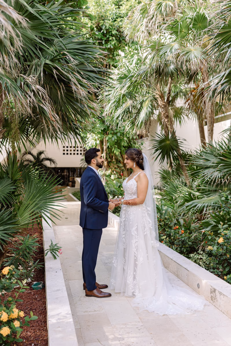 Mehndi, Hindu Ceremony, Sangeet Night Wedding at Hyatt Ziva Cancun