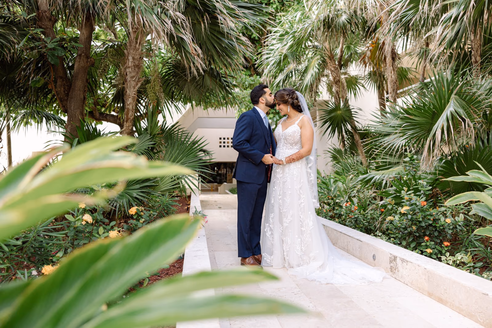 Mehndi, Hindu Ceremony, Sangeet Night Wedding at Hyatt Ziva Cancun — photo 168