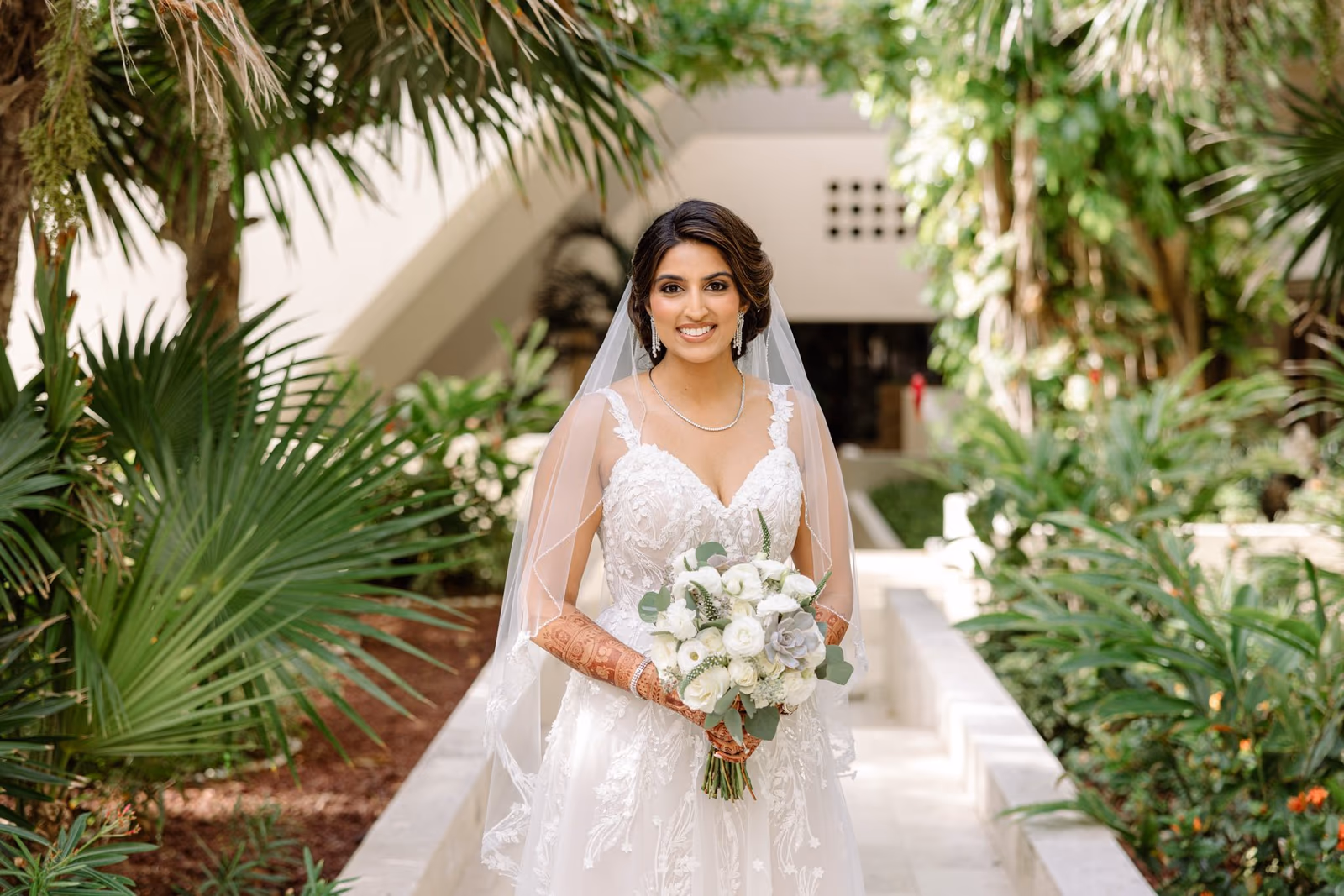 Mehndi, Hindu Ceremony, Sangeet Night Wedding at Hyatt Ziva Cancun — photo 170