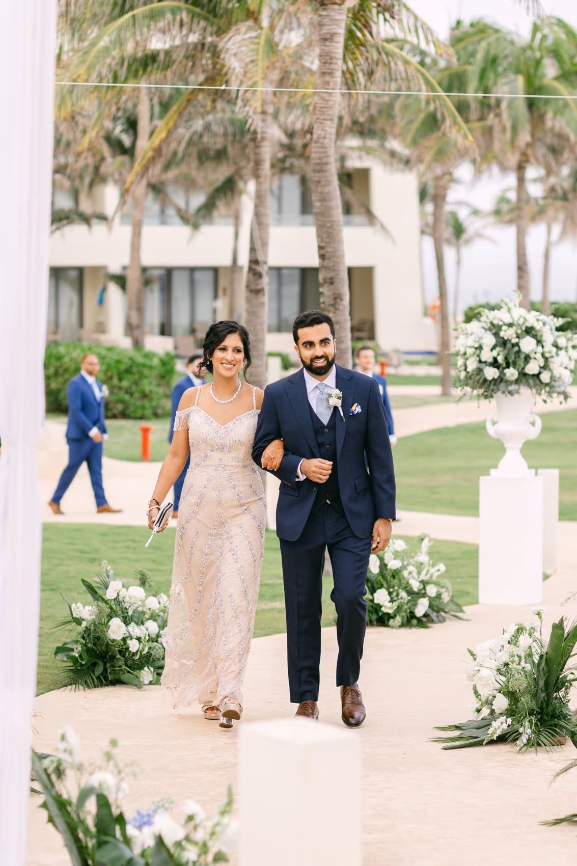 Mehndi, Hindu Ceremony, Sangeet Night Wedding at Hyatt Ziva Cancun — photo 175