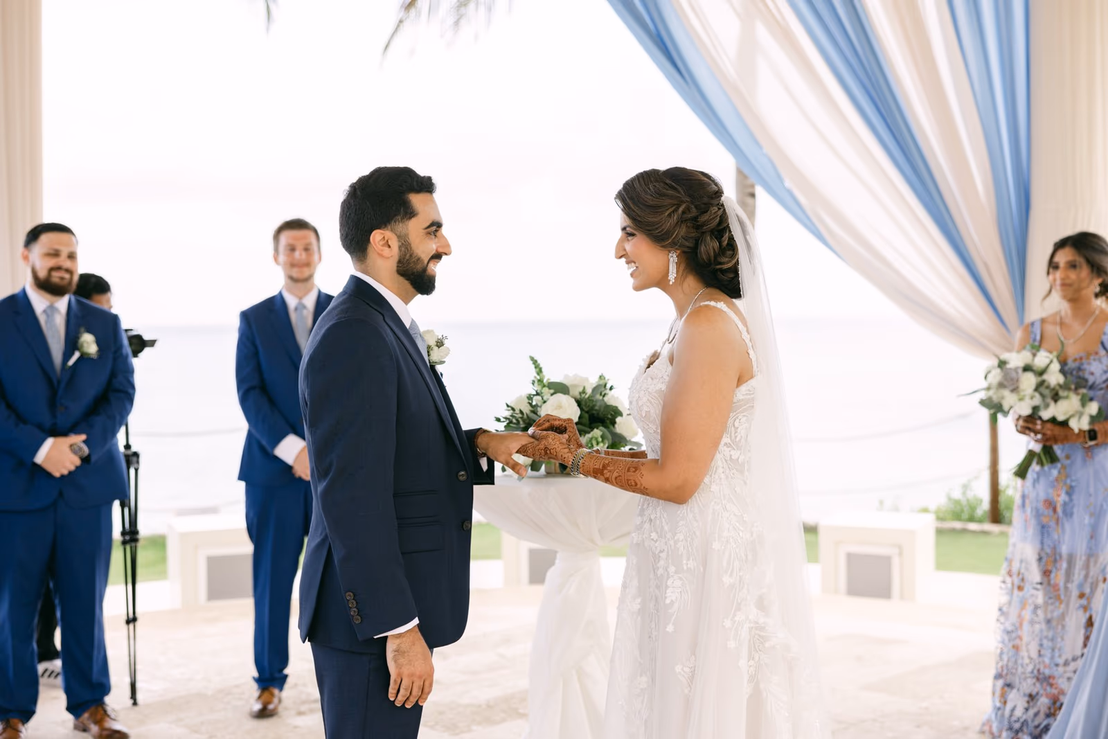 Mehndi, Hindu Ceremony, Sangeet Night Wedding at Hyatt Ziva Cancun — photo 184