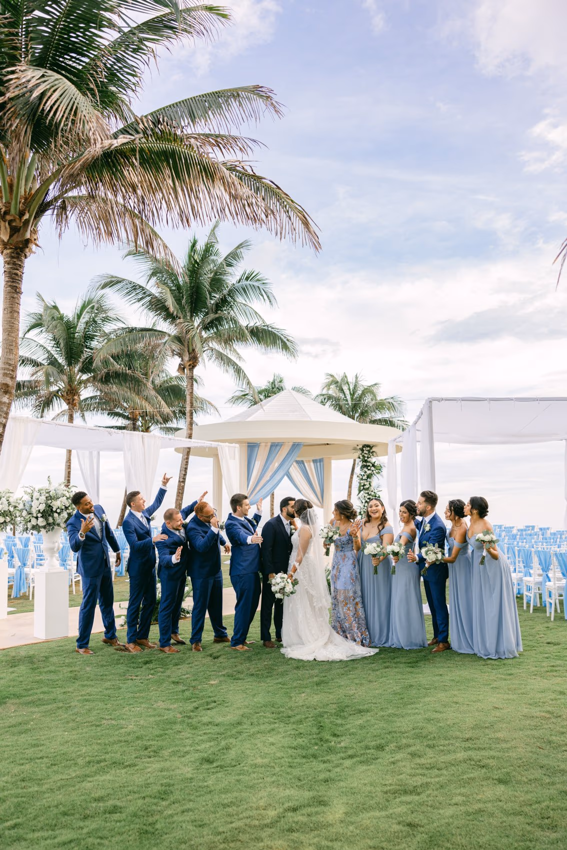 Mehndi, Hindu Ceremony, Sangeet Night Wedding at Hyatt Ziva Cancun — photo 197